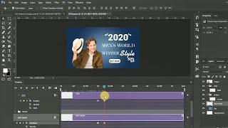 GIF Animation Ads Banner Design in Adobe Photoshop CC Tutorial 2020 #gif_animation #gif_tutorial