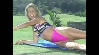 Denise Austin looking good in old workout outfit 086