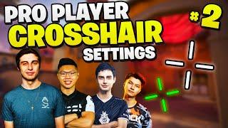 Valorant PRO Crosshair Settings (Part 2) - Shroud, Wardell & MORE (Valorant Crosshairs Guide)