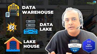 Data Warehouse vs Data Lake vs Lake House || K21Academy