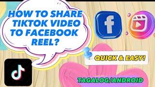How to Share Tiktok Video to Facebook Reel?Tiktok Video to Facebook reel