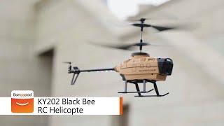 KY202 Black Bee 4CH RC Helicopter Remote Control Drone - Shop on Banggood