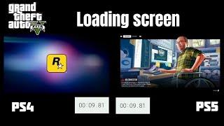 GTA 5 PS5 vs PS4 - Loading screen times comparison