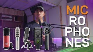 MICROPHONES | Bago ka mag LAZADA panoorin mo muna to. | Lewitt condenser | Shure SM 57 dynamic