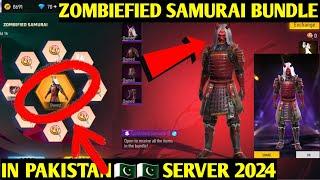 Finally Zombiefied Samurai Bundle Return in Pakistan Server 2024 |Zombiefied samurai bundle return