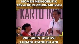 Bu Ani minta uang ke jokowi buat bayar hutang|| tapi lihat ending nya bikin nangis