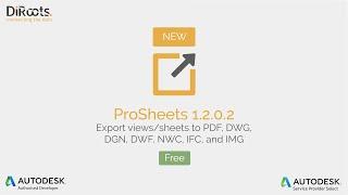 ProSheets Revit Add-in | Version 1.2.0.2