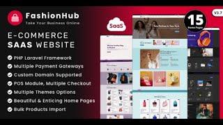 Step-by-step guide to install FashionHub SaaS - eCommerce Website Builder for Your Online Business