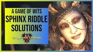 Dragon's Dogma 2: Sphinx Riddle Solutions | A Game Of Wits | Step-by-Step Walkthrough