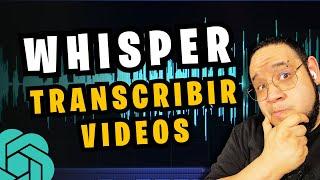 Crear Subtítulos en VIDEOS de YouTube con WHISPER