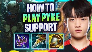 LEARN HOW TO PLAY PYKE SUPPORT LIKE A PRO! - T1 Keria Plays Pyke Support vs Rakan! | Season 2022