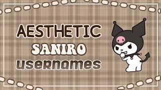 20 Aesthetic Sanrio Usernames || MUST WATCH IF YOU SANRIO LOVER