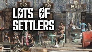 How to Attract LOTS of Settlers - Fallout 4 Settlements
