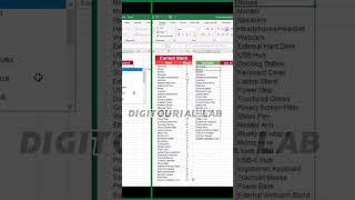 Track inventory in Excel, #exceltips #msofficeexcel #tutorial #excel #howto #spreadsheet