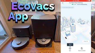 Ecovacs Deebot X1 OMNI App Overview and Tutorial - ECOVACSHOME