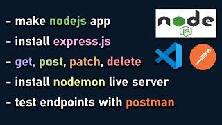 How to Make a Web API in NodeJS using Express.js Tutorial