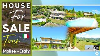 Villa For Sale in Italy | Move in Ready Farmhouse in stone with swimming pool and olive grove