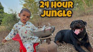 24 Hour in Jungle Challenge Gone Wrong  widh Viuuuh nd Dog