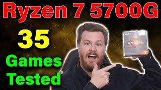 Ryzen 7 5700G — Review — 35 Games Tested — No Graphics Card Required!