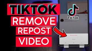 How to Remove Repost on Tiktok Easily  2022