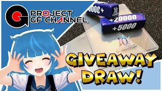 Project GF Channel 1st Giveaway Draw! (VG 10th Anniversary)