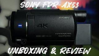 Sony FDR AX53 Unboxing, Review And Test!