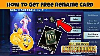 How to get free rename card in pubg mobile 2020 - PUBG Free Rename Card trick - PUBG VPN trick