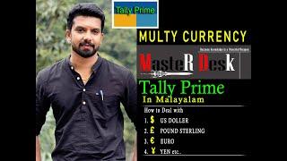 How to Maintain Multiple Currency || Tally prime in Malayalam