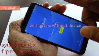 Symphony i15 Frp Symphony i15 Frp Bypass Google Account Verification 8.1.0 without pc