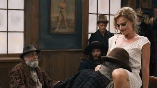 Margot Robbie in a western pub Babylon 2022