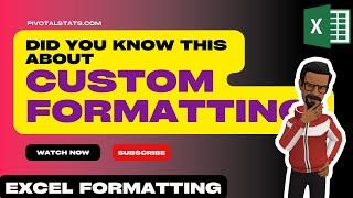 In Just 10 mins master Custom Formatting in excel | Excel Formatting