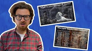 I Tried 30 Dumb Name Generator Memes