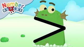 @Numberblocks - Blockzilla Arrives in Numberland! | Learn to Count