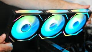 Lian Li Uni Fan SL-Infinity Mirror, Best Budget RGB! Interconnected 3 Pack