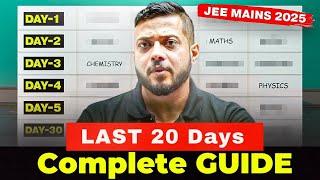 Complete GUIDE to Last 20 Days of JEE 2025 ️ Rajwant Sir.   #jee2025 #iitjee #jeemains