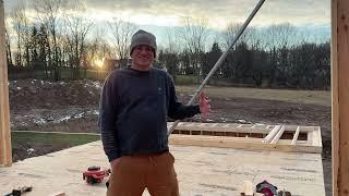 Framing and Sheathing the Last of the Main House Exterior Walls!