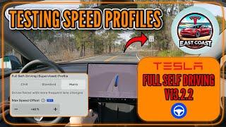 Tesla FSD V13 – Testing & Comparing Speed Profiles