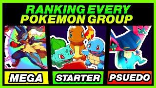 I Ranked EVERY Pokemon Group | Mr1upz