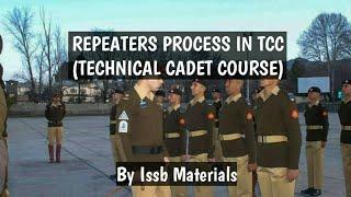 Repeaters Process of Technical Cadet Course Candidates By Issb Materials