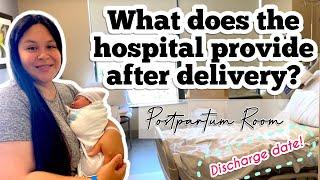 What does the hospital provide after delivery? | postpartum room | newborn |5/21/21| Emily Marie