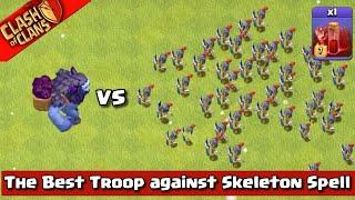 Skeleton Spell vs All Troops | Clash of Clans l Clashflict