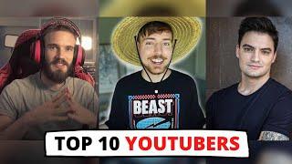 Top 10 Youtubers With Most Subscribers 2021 | MJ Luxury