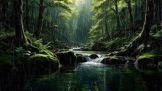 Rainforest Serenity, Relaxing Rain & River Sounds For Deep Sleep