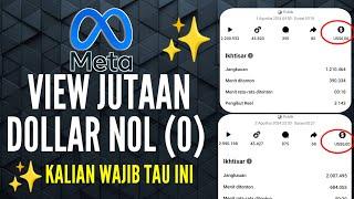 View jutaan tapi dollar (0), ini penyebabnya -  facebook monetisasi