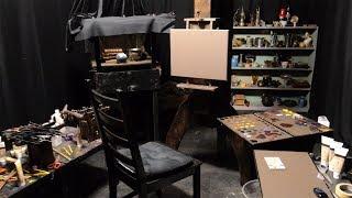 Small Artist Studio - how to set up a simple home studio for artists