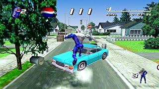 Pepsiman PS1 Gameplay HD (Beetle PSX HW)