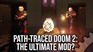 Ray-Traced Doom 2: Path-Traced Lighting! Voxel Sprites! Particle-Based Fluid Rendering + More