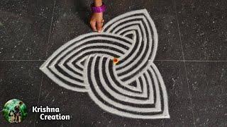 Aavani madham special padi kolam  3*2 simple kolam  padi kolam muggulu  beautiful Rangoli kolam