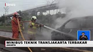 Minibus Transjakarta Terbakar di Cawang - iNews Siang 10/01