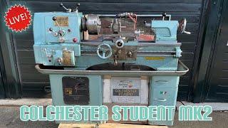 Colchester Student MK2 Power Feed Lathe with Accessoires